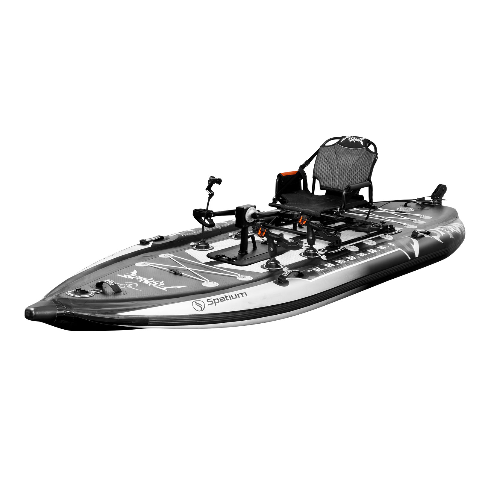 Fishing Kayak Sit On Top - Kayak Pedal Tiup Spatium, Kayak Pancing