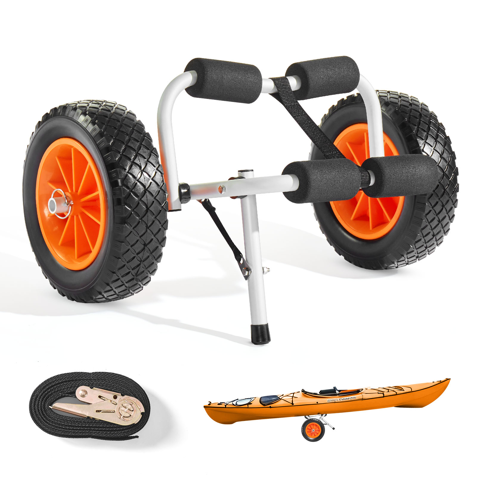 SucceBuy Troli Kayak Lipat 200 - Fishing Kayak Crate ulasan dan harga