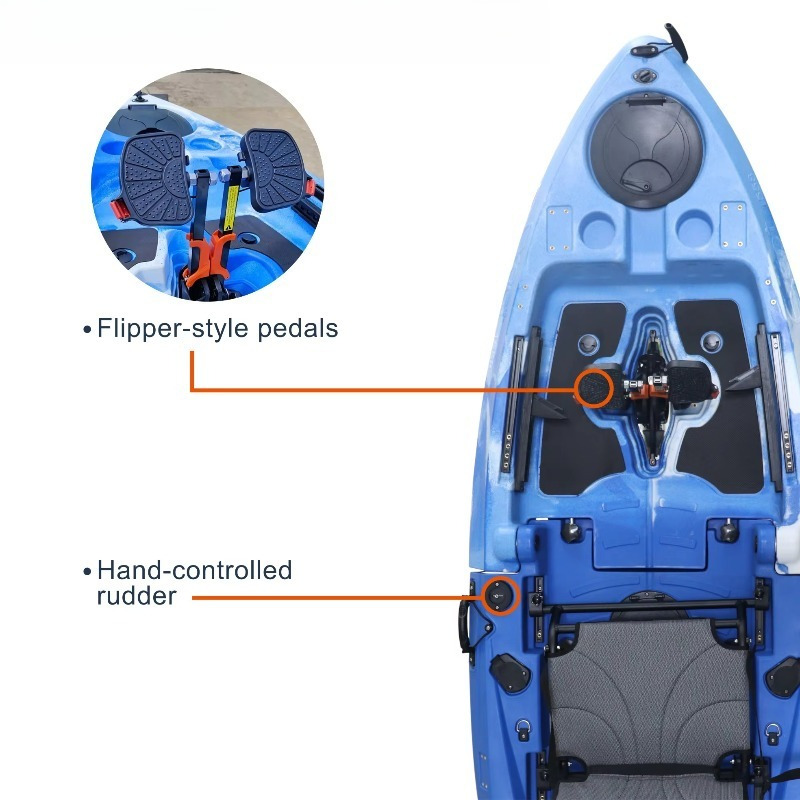 Kayak Lipat 1 Orang dengan Ped - Fishing Kayak Pedal Drive ulasan dan harga